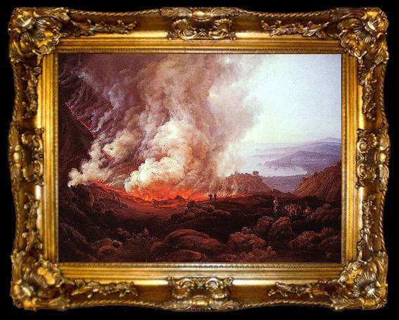 framed  Johan Christian Dahl Ausbruch des Vesuvs, ta009-2